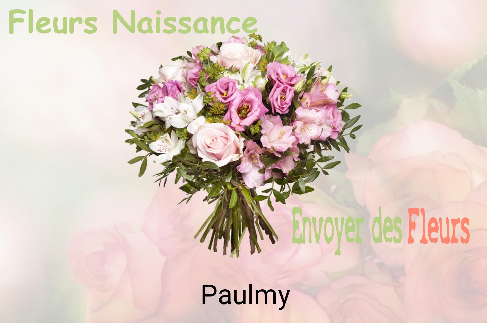 Bouquet de fleurs de naissance livré à Paulmy